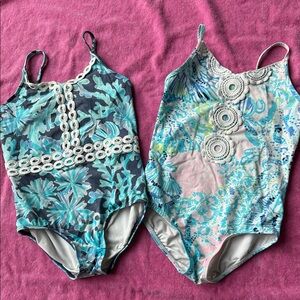 Lilly Pulitzer Kids One Piece Swimsuit Bundle